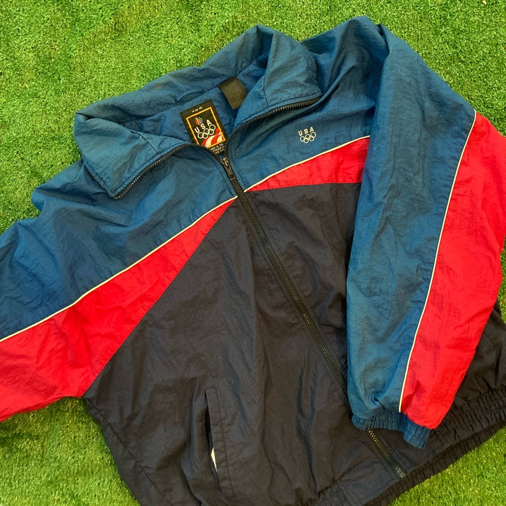 Vintage USA Olympics Windbreaker Jackets Men’s Large